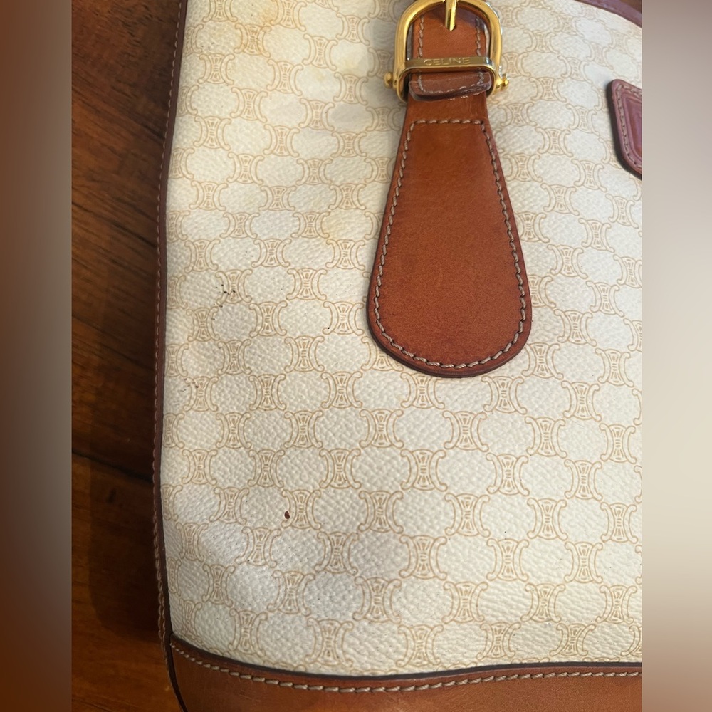 Celine | Vintage Macadam Canvas Tote - Picture 10 of 15
